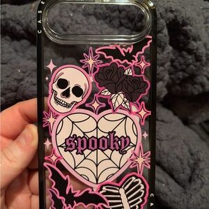 Casetify Spooky Skull and Roses Phone Case